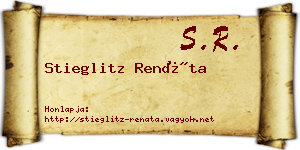 Stieglitz Renáta névjegykártya